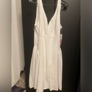 NWT David’s Bridal Ruffled Hip Mini Dress